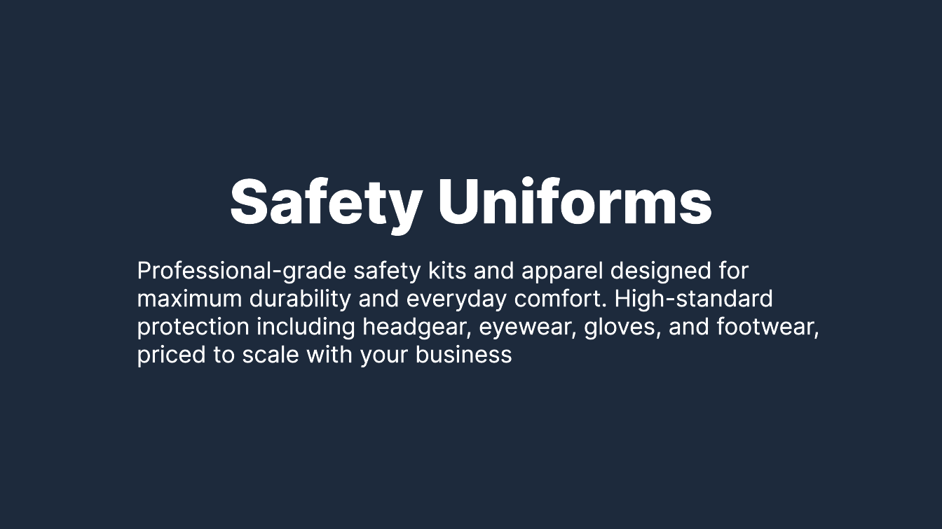 Safety Uniform description